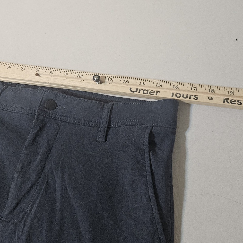 Projek Raw Tech Chino Pants Mens 33x29 Beige Blue Slim Fit Lightweight Stretch - Picture 5 of 9